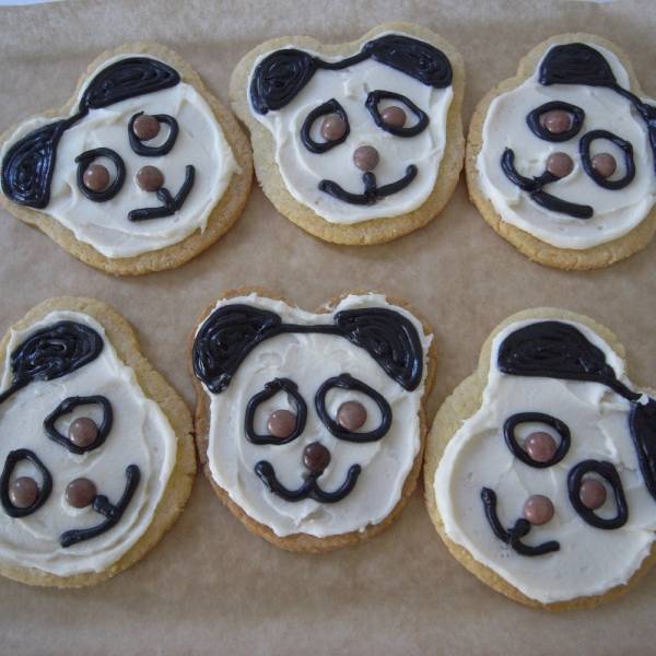 Les petits biscuits Panda au chocolat !